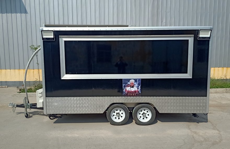 mobile kitchen trailer for sale in stock